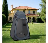 Songmics Dressing Room Privacy Shelter, Portable Pop Up Tent For Outdoor Camping Fishing Beach Shower Toilet, Grey
