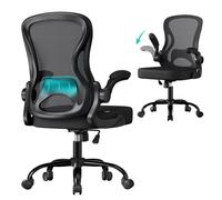 SONGMICS Ergonomic Office Chair Mesh Swivel Desk Chair with Lumbar Support