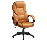 SONGMICS Ergonomic Swivel Chair Adjustable Height for Office Telework with