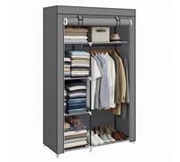 SONGMICS Fabric Wardrobe - Clothes Storage Organiser - 6 Shelves