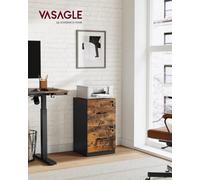 Songmics File Cabinet, Filing Cabinet For Home Office, Printer Stand, With 2 Lockable Drawers, Adjustable Hanging Rails