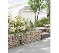 Songmics Gabion Basket, Metal Gabion Cage With 5 X 10 Cm Mesh For Stones, Galvanised