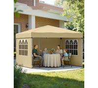 Songmics Gazebo With Sides, Pop Up Gazebo,drizzle-Resistant Folding Canopy Tent,marquee, Garden