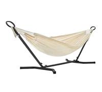 Songmics 210 X 150 Cm Hammock With 5 Adjustable Heights, Black And Beige, Cream