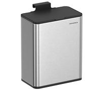 SONGMICS Hanging Kitchen Bin, 8L, Stainless Steel, with Lid