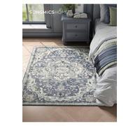 Songmics Home Area Rug, 120 X 170 Cm Rug For Bedroom, Non-Slip Carpet, Traditional Vintage Style, Home Decor