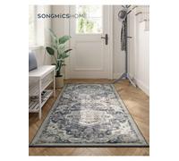 Songmics Home Area Rug, 80 X 150 Cm Rug For Bedroom, Non-Slip Carpet, Traditional Vintage Style, Home Decor