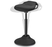 SONGMICS Home Office Chairs, Polypropylene (PP), Black, 16.1 x 16.1 x 33.3 Inches