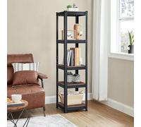 SONGMICS Industrial Storage Shelf Unit with Adjustable Metal Tiers in Brown SONGMICS Brown