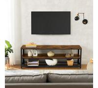 Songmics Industrial Tv Stand, Lengthened Tv Cabinet, Console, Coffee Table With Metal Frame