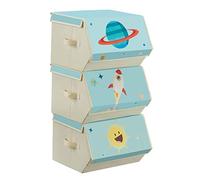 SONGMICS Kids Storage Organisers, Set of 3 RLB700Q01