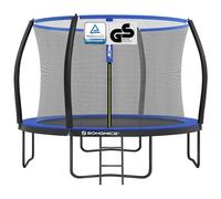 SONGMICS Kids Trampoline with Enclosure Net, Steel Frame, 10FT 305 cm Dia.