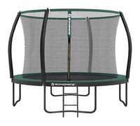SONGMICS Kids Trampoline with Enclosure Net, Steel Frame, 10FT 305 cm Dia.