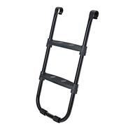 SONGMICS Non-Slip Trampoline Ladder, 76 cm Height, with Metal Frame and Wide Steps, Suitable for 10ft Trampolines, Black SLD76BK
