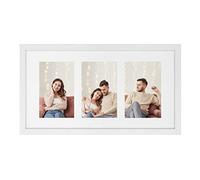 Photo Frame 3 Window White