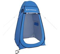 SONGMICS Portable Pop up Tent, Dressing Room Privacy Shelter, for Outdoor Camping Fishing Beach Shower Toilet, with Zippered Carrying Bag, Blue GPT01BU