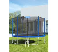 Songmics Replacement Trampoline Safety Pad Mat, 12 Ft Spring Cover, Uv-Resistant, Tear-Resistant, Edge Protection, Blue