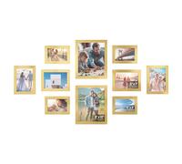 10 Pieces Picture Frame, Pale Gold