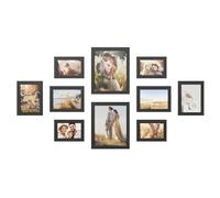 SONGMICS Set of 10 Picture Frames, Plastic Front