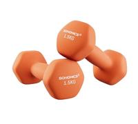 Orange Dumbbell Set