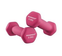 SONGMICS Set of 2 Hex Dumbbells with Neoprene Coating for Strength Training, Fitness, Home Workout