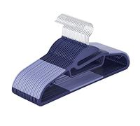 Plastic Coat Hangers, Dark Blue + Light Blue / 20