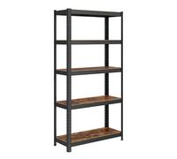 SONGMICS Shelving Unit, 30 x 75 x 150 cm, 650 kg Load Capacity (130 kg