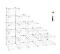 16 Mesh Cubes Organiser, White / 15