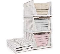 Songmics Stackable Wardrobe Storage, White