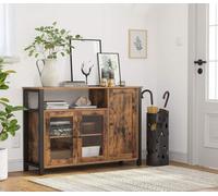 Songmics Storage Cabinet, Sideboard, Buffet Table With 3 Doors, For Dining Room, Living Room, Kitchen, 110 X 33 X 75 Cm, Industrial