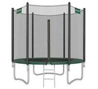 SONGMICS Trampoline, 6FT / 8FT / 10FT Trampoline. Kids Outdoor Trampoline with Enclosure Net, Safety Pad, Ladder