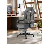 Songmics Vasagle Gaming Chair, Office Computer Chair, Ergonomic Design, Adjustable Headrest 150 Kg Load Capacity