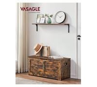 Songmics Vasagle Storage Chest, Storage Bench, Blanket Box With 2 Safety Hinges, Shoe Storage Bench, Modern Style