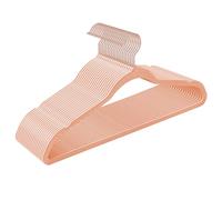 SONGMICS Set of 20 Velvet Hangers, 41.5 cm Wide, Space-Saving, High Load Capacity, with 360° Swivel Hooks, for Coats Shirts Suits, Pink and Rose Gold CRF026P01