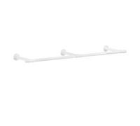 SONGMICS Wall Mounted Clothes Rail Industrial Design Space Saving 30 x 170 x 7 cm 68 kg Load Capacity Easy Assembly Cloud White HSR104W01