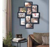 SONGMICS Wall Photo Display Set Standard Photo Frame Gallery Display in Dark Blue SONGMICS Dark Blue