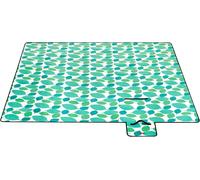 SONGMICS XXL Picnic Blanket 200x200cm Waterproof Fleece Foldable Mat GCM78Y