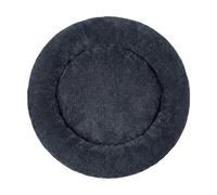 SONGMICSHOME Plush Donut Dog Crate Bed with Removable & Washable Cover, Dark Gray, 140 x 20 cm