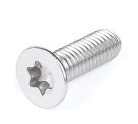 SONGMIky 10/20/30/50pcs A4 M3 M4 M5 M6 M8 316 Stainless Steel Six Lobe Torx Flat Countersunk Head Screw Bolt Length 6-30mm(M5x12mm(20pcs))