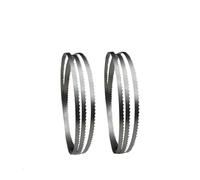 SONGMIky 2pcs Bandsaw Blade 1425 X 6.35 X 0.35mm For 8" Draper BS250 Nutool FOX Silverline Delta Wood Cutting Band Saw TPI 6/10/14(TPI 6)