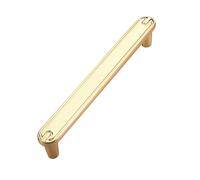 Songnim 2 Pack Cabinet Handles Chinese Antique Dresser Drawer Pulls Wardrobe Cupboard Kitchen Door Handle Hardware(Gold,128mm)
