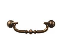 Songnim Antique Bronze Cabinet Pull, 1PC Vintage Bar Drawer Handle 4.4" Long Decorative Knob for Cabinet Cupboard Dresser Wooden Case Box
