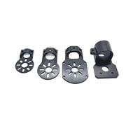 SONGOZD 12mm/16mm/18mm Aluminum Alloy Carbon Tube Motor Mount Bracket With Screw for RC Airplane for UAV(4pc black16MM)