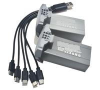 SONGOZD For S185 RC Drone for 7.4V 2000mAh for Lithium Battery 2PCS With 1to5 Charging Wire Parts