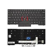 SONGOZD RU Russian Backlit Keyboard for for Thinkpad E480 E490 T480S L480 T490 T495 L380 L390 for Yoga L490 P43s E485 E495 Laptop(US Black S2 2018)