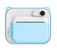 SONGR Kids Camera Child Digital Camera Digital Instant Printing Camera, Full-Color Printing Children'S Camera, Children'S Gift-Blue