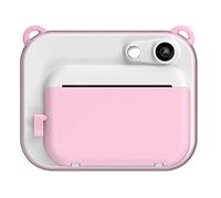 SONGR Kids Camera Child Digital Camera Digital Instant Printing Camera, Full-Color Printing Children'S Camera, Children'S Gift-Pink
