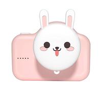 SONGR Kids Camera Child Digital Camera Front And Rear Dual Cameras, Children'S Educational Camera, For Boys And Girls From 3-12-White Rabbit