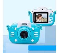 SONGR Kids Camera Child Digital Camera Upgraded Mini Digital Camera, Kids 1080P Hd Video Camera, Kids Birthday Gift-Blue__32Gb Tf Card