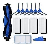 SONGRUI Replacement Parts for eufy robovac 11S, 12, 15T, 15C, 25C, 30, 30C, 35C Slim Carpet Robotic Vacuum Cleaner Hepa Filter Pre-filter Roller Brush Spin Side Brushes Attachment (with Pre-Filter)
